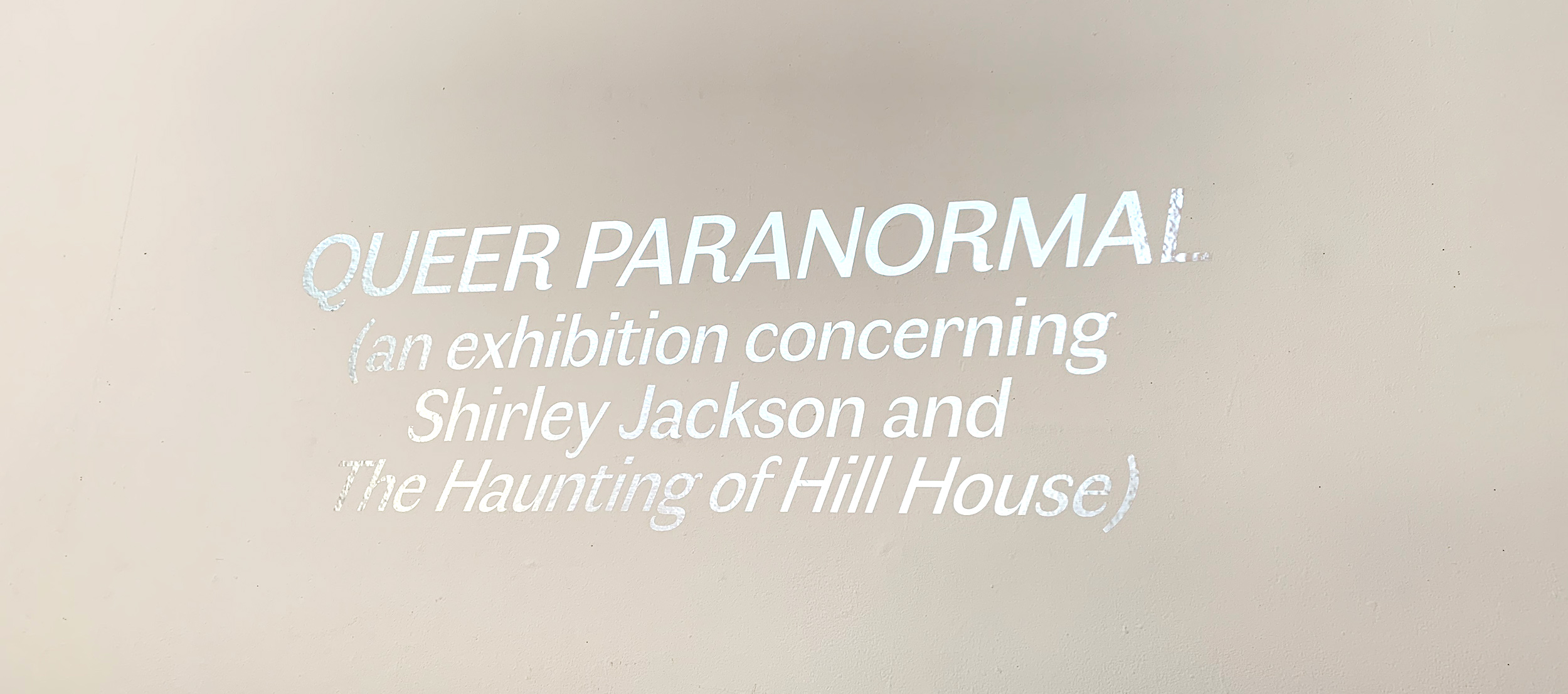 Queer Paranormal entrance text